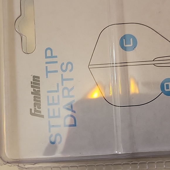 FRANKLIN STEEL TOP DARTS (6) STEEL TIP DART - Picture 6 of 14